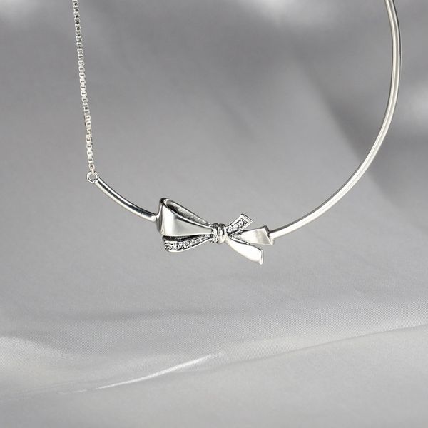 wholesaleromantic bow necklace for 925 sterling silver with cz diamonds wild gorgeous ladies necklace with original box holiday gift
wholesaleromantic bow necklace for 925 sterling silver with cz diamonds wild gorgeous ladies necklace with original box holiday gift
