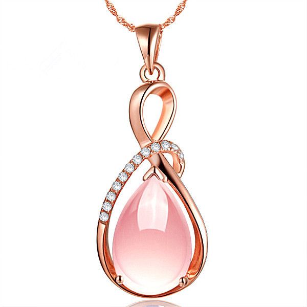 d357 pink crystal necklace female rose gold girl jewelry pendant wholesale love slide more big ellipse white crystal female, Silver
d357 pink crystal necklace female rose gold girl jewelry pendant wholesale love slide more big ellipse white crystal female, Silver