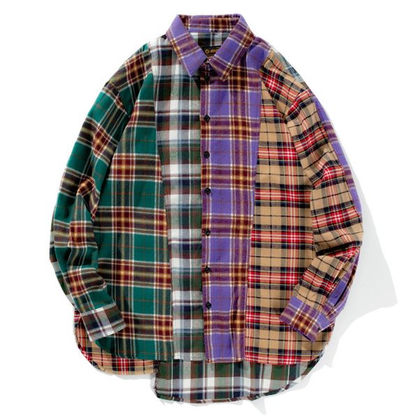 2019 men's lattice printing hawaiian shirt male high-quality hc brand fashion clothes loose oversized shirts plus size, White;black
2019 men's lattice printing hawaiian shirt male high-quality hc brand fashion clothes loose oversized shirts plus size, White;black