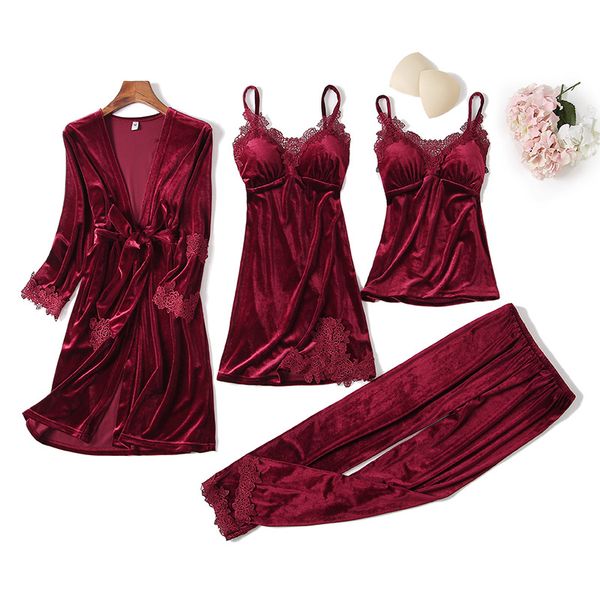 women's sleepwear deat 2021 summer solid pajamas women lace lingerie silk night pyjamas set with chest pad mj076, Black;red
women's sleepwear deat 2021 summer solid pajamas women lace lingerie silk night pyjamas set with chest pad mj076, Black;red