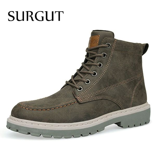 surgut autumn winter men boots new vintage style boots men shoes casual fashion high-cut lace-up ankle boots zapatos de hombre, Black
surgut autumn winter men boots new vintage style boots men shoes casual fashion high-cut lace-up ankle boots zapatos de hombre, Black