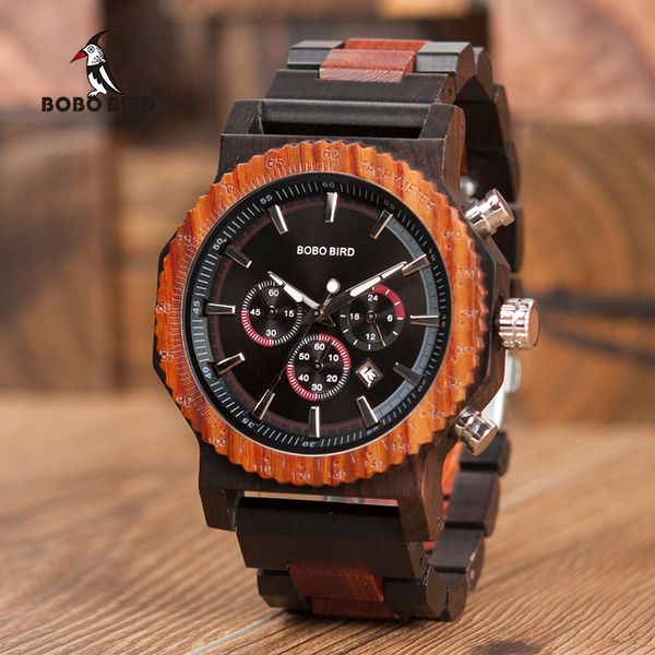 51mm big size men watch bobo bird relogio masculino wooden quartz luxury watches for dad gift reloj mujer accept logo t200620, Slivery;brown
51mm big size men watch bobo bird relogio masculino wooden quartz luxury watches for dad gift reloj mujer accept logo t200620, Slivery;brown