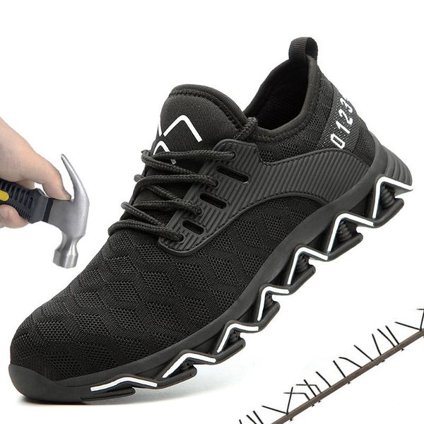 dropshipping safety shoes man and woman steel toe air safety boots indestructible shoes puncture-proof breathable work sneakers, Black
dropshipping safety shoes man and woman steel toe air safety boots indestructible shoes puncture-proof breathable work sneakers, Black