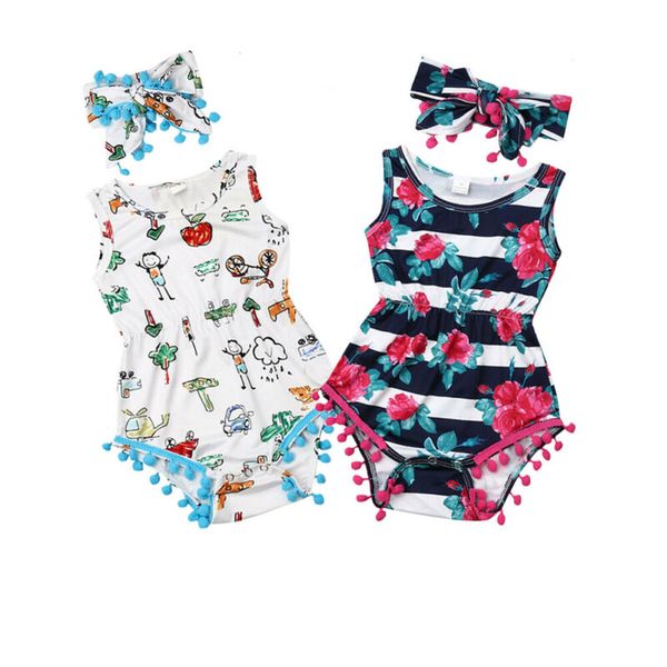 2PCS Newborn Baby Girls Flower Romper Bodysuit Jumpsuit Headband Outfits Set 2Colors Tassel Cassel Infant Baby Sunsuit
2PCS Newborn Baby Girls Flower Romper Bodysuit Jumpsuit Headband Outfits Set 2Colors Tassel Cassel Infant Baby Sunsuit