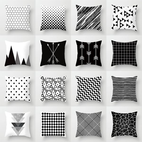 fuwatacchi geometric cushion cover black and white polyester peachskin pillow case striped dotted grid triangular cushion cover
fuwatacchi geometric cushion cover black and white polyester peachskin pillow case striped dotted grid triangular cushion cover