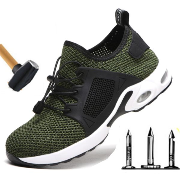 men safety work shoes air buffer outdoor steel toe footwear military combat ankle boots indestructible lightweight sneakers, Black;brown
men safety work shoes air buffer outdoor steel toe footwear military combat ankle boots indestructible lightweight sneakers, Black;brown