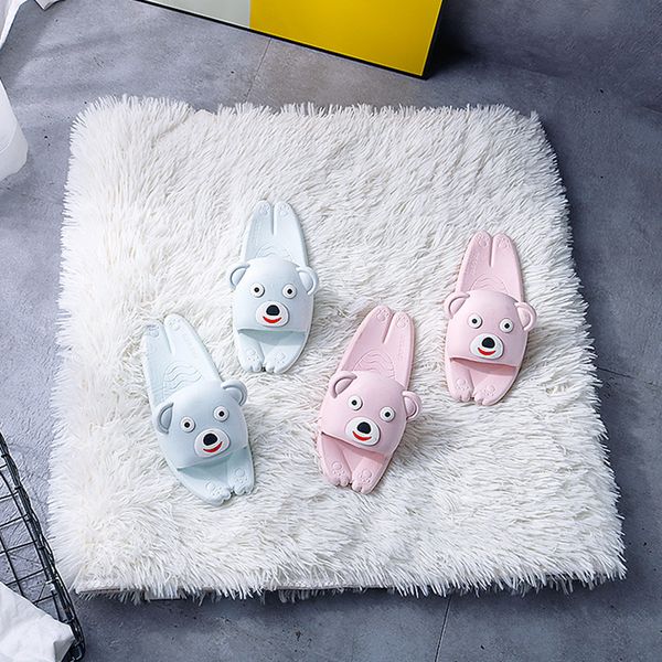 style bath antiskid couple slippers summer cartoon home indoor bear head home cool slippers wholesale, Black
style bath antiskid couple slippers summer cartoon home indoor bear head home cool slippers wholesale, Black