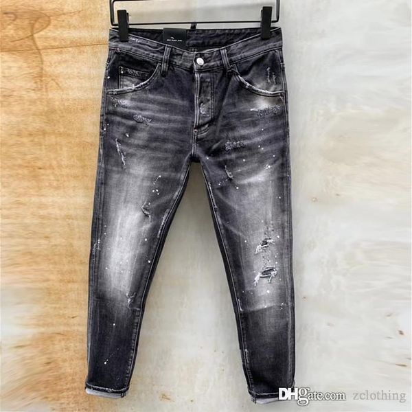 2019 man ripped denim tearing jeans blue cotton fashion tight autumn and winter men's pants jeans de designer pour hommes
2019 man ripped denim tearing jeans blue cotton fashion tight autumn and winter men's pants jeans de designer pour hommes