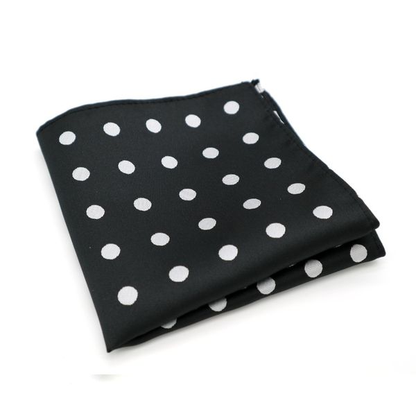 f063 classic men's handkerchief vintage silk woven hanky black white polka dot pocket square 25*25cm wedding party chest towel t200619, Blue;white
f063 classic men's handkerchief vintage silk woven hanky black white polka dot pocket square 25*25cm wedding party chest towel t200619, Blue;white