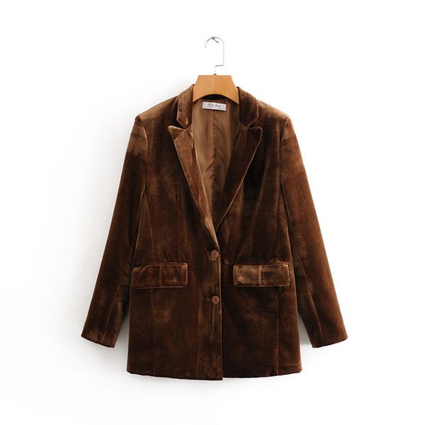 2020 spring autumn new grand prix camel velvet zaraing women suit jacket coat sheining vadiming female suit jacket dft27520, White;black
2020 spring autumn new grand prix camel velvet zaraing women suit jacket coat sheining vadiming female suit jacket dft27520, White;black