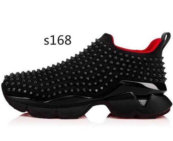 2020 krystal spike sock donna flat sneakers designer luxury mens red bottoms shoes 8, Black
2020 krystal spike sock donna flat sneakers designer luxury mens red bottoms shoes 8, Black