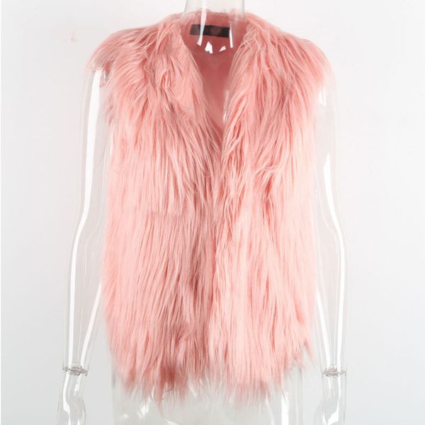 kenancy new women elegant faux fur vest autumn winter warm sleeveless long hairy female outerwear jacket fashion women waistcoat, Black
kenancy new women elegant faux fur vest autumn winter warm sleeveless long hairy female outerwear jacket fashion women waistcoat, Black
