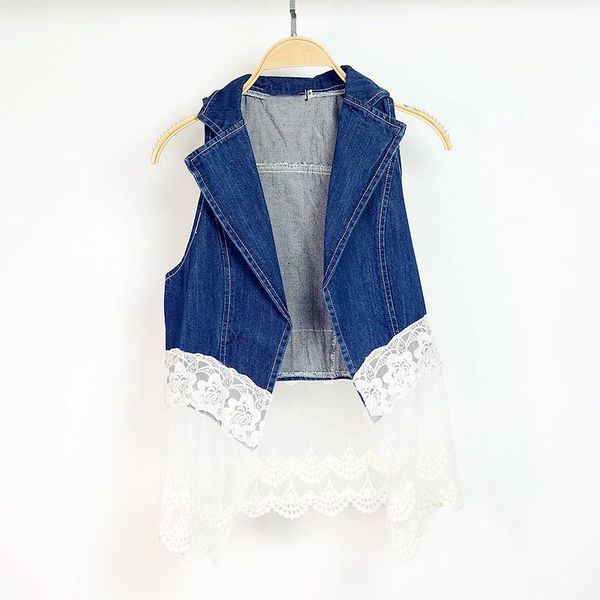 women causal summer spring overcoat crochet loose female sleeveless coat lace denim jacket casco feminino coat vest, Black;white
women causal summer spring overcoat crochet loose female sleeveless coat lace denim jacket casco feminino coat vest, Black;white