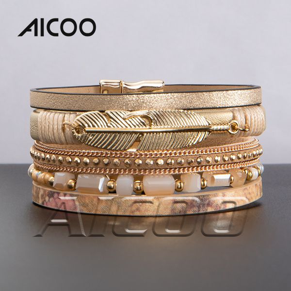 leather wrap bracelet magnet women crystal bracelet gold leaf feather chain charm bangle cuff fashion jewelry soundmae, Golden;silver
leather wrap bracelet magnet women crystal bracelet gold leaf feather chain charm bangle cuff fashion jewelry soundmae, Golden;silver