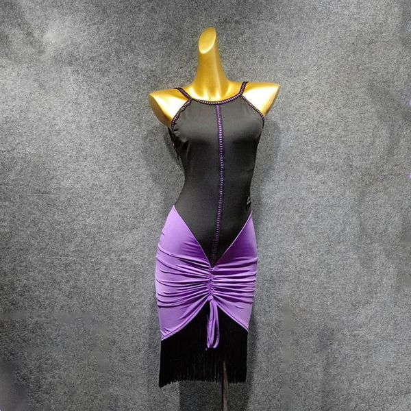 2020 new sleeveless patchwork bare back tassel latin dance dress dancing performance women dress ballroom samba tango lw379, Black;red
2020 new sleeveless patchwork bare back tassel latin dance dress dancing performance women dress ballroom samba tango lw379, Black;red