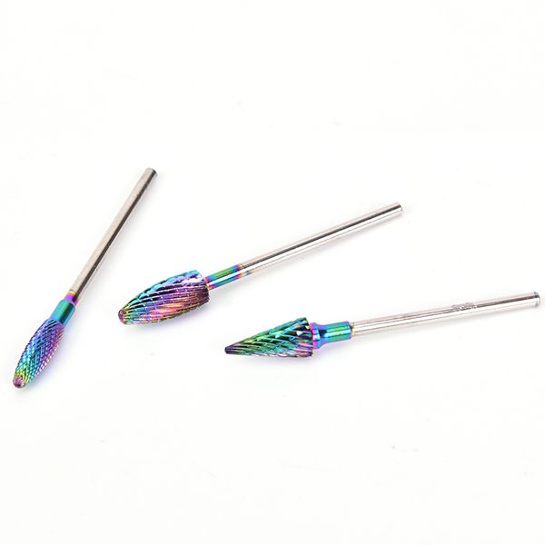 professional rainbow tungsten carbide nail drill bit manicure pedicure machine electric manicure drill & accessory tools, Silver
professional rainbow tungsten carbide nail drill bit manicure pedicure machine electric manicure drill & accessory tools, Silver