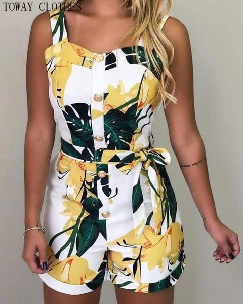 summer sleeveless print buttoned design rompers women elegant vacation print sleeveless buttoned design romper, Black;white
summer sleeveless print buttoned design rompers women elegant vacation print sleeveless buttoned design romper, Black;white