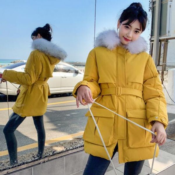 new fashion women's down cotton jacket wool collar long cotton coat luxury women's winter puffer coat, Black;brown
new fashion women's down cotton jacket wool collar long cotton coat luxury women's winter puffer coat, Black;brown