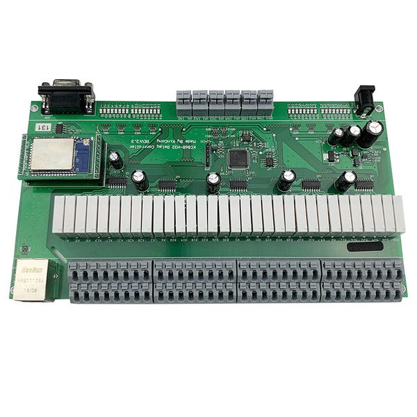 WiFi Smart Home Automation Module Controller PCB Remote Control Relay APP/PC System Timer Switch 32 Switch Output 6 Sensor Input
WiFi Smart Home Automation Module Controller PCB Remote Control Relay APP/PC System Timer Switch 32 Switch Output 6 Sensor Input