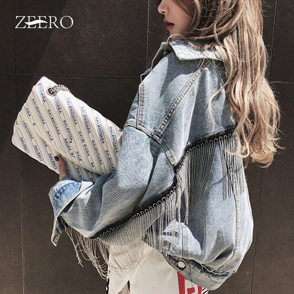 women cowboy denim coat long batwing sleeve jacket spring beading tassle short loose girl jeans coats fashion harajuku outerwear, Black;brown
women cowboy denim coat long batwing sleeve jacket spring beading tassle short loose girl jeans coats fashion harajuku outerwear, Black;brown
