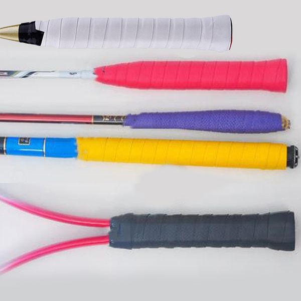 1pcs dry tennis racket grip anti-skid sweat absorbed wraps taps badminton grips racquet vibration overgrip sweatband sports, Yellow;black
1pcs dry tennis racket grip anti-skid sweat absorbed wraps taps badminton grips racquet vibration overgrip sweatband sports, Yellow;black