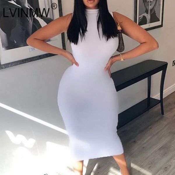 lvinmw round neck sleeveless black white mid-calf length dress 2020 summer women slim elastic fashion dresses streetwear, Black;gray
lvinmw round neck sleeveless black white mid-calf length dress 2020 summer women slim elastic fashion dresses streetwear, Black;gray