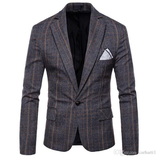 мужские мужские плед printed пиджаки высокого качества весна длинным рукавом business single button mens одежда, White;black
мужские мужские плед printed пиджаки высокого качества весна длинным рукавом business single button mens одежда, White;black