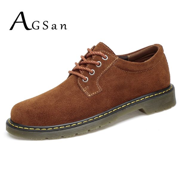 agsan suede leather men ankle boots lace up work safety shoes handmade mens leather casual shoes big size 38-47 autumn, Black
agsan suede leather men ankle boots lace up work safety shoes handmade mens leather casual shoes big size 38-47 autumn, Black