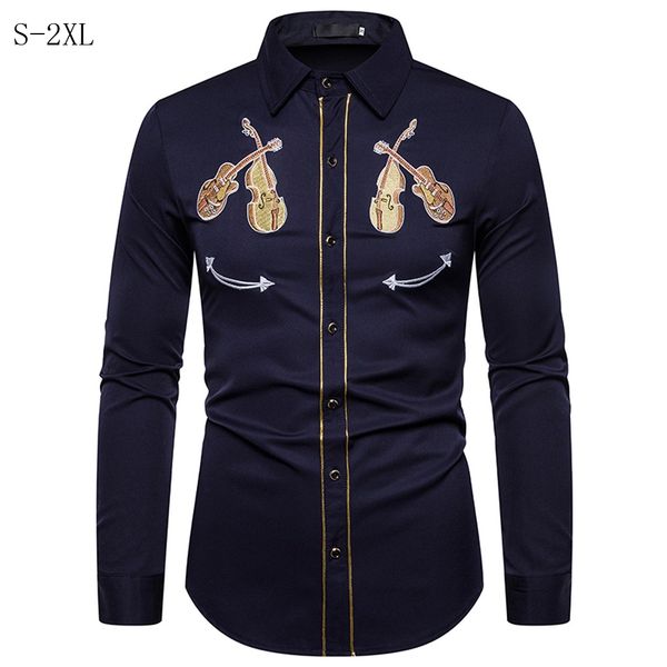autumn men's leisure fashion embroidery printing lapel long sleeve shirt blouse winter style fashion work clothes leisure, White;black
autumn men's leisure fashion embroidery printing lapel long sleeve shirt blouse winter style fashion work clothes leisure, White;black