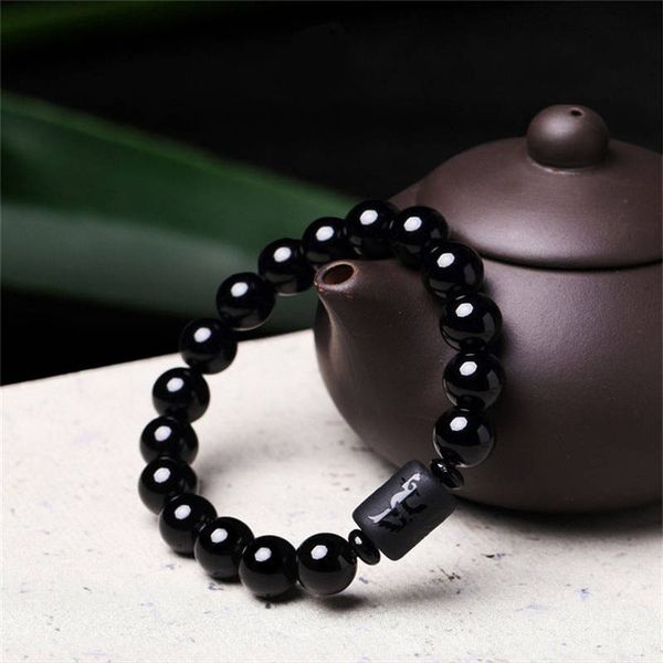 popular bracelet handmade anti-swelling black obsidian fashion dragon & phoenix bangle
popular bracelet handmade anti-swelling black obsidian fashion dragon & phoenix bangle