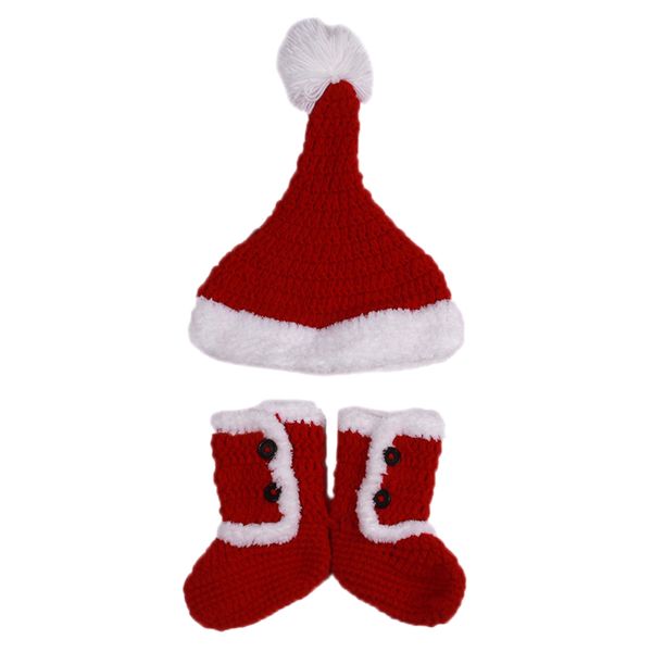 2pcs/set cute christmas santa clause hat and shoes for baby christmas gift new knitted newborn caps, Yellow
2pcs/set cute christmas santa clause hat and shoes for baby christmas gift new knitted newborn caps, Yellow