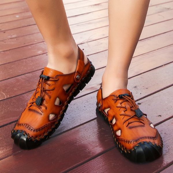 2019 new male shoes genuine leather men sandals summer men shoes beach sandals man fashion outdoor casual sneakers apr22, Black
2019 new male shoes genuine leather men sandals summer men shoes beach sandals man fashion outdoor casual sneakers apr22, Black