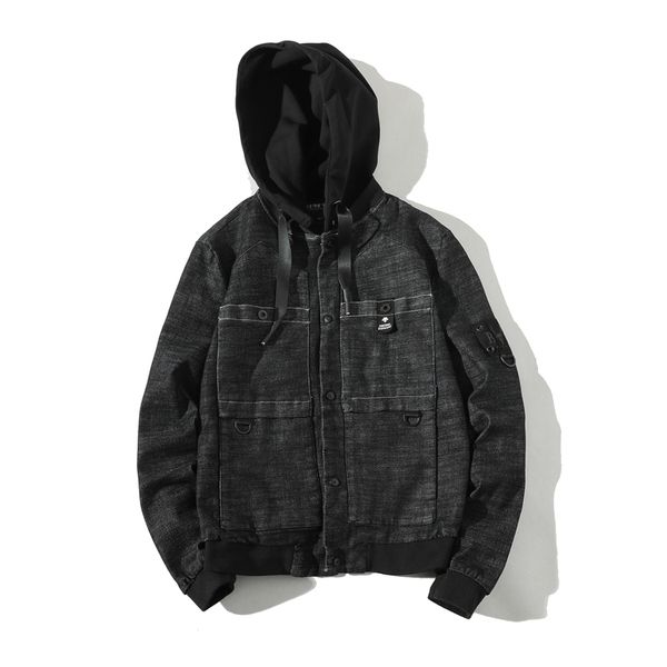 loldeal men's autumn hooded cotton denim jeans casual jacket coat short male coats hoodies streetwear hip hop clothing, Black;brown
loldeal men's autumn hooded cotton denim jeans casual jacket coat short male coats hoodies streetwear hip hop clothing, Black;brown