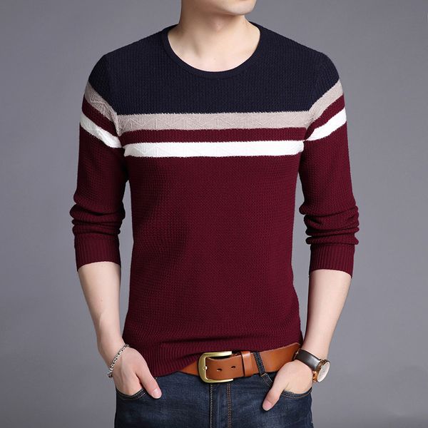 male autumn sweaters fashion homme pullover slim keep warm men striped smart casual sweaters bottoming shirt o-neck, White;black
male autumn sweaters fashion homme pullover slim keep warm men striped smart casual sweaters bottoming shirt o-neck, White;black