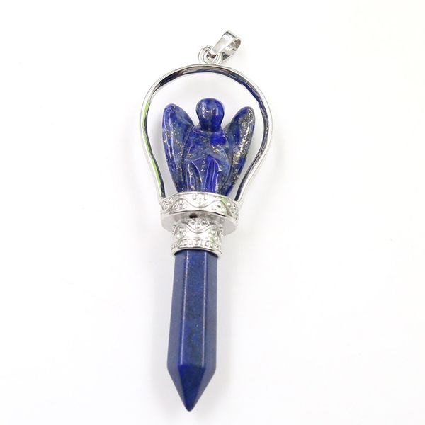 wholesale 5 pcs silver plated angel connect hexagon column lapis lazuli pendant green aventurine classic jewelry
wholesale 5 pcs silver plated angel connect hexagon column lapis lazuli pendant green aventurine classic jewelry