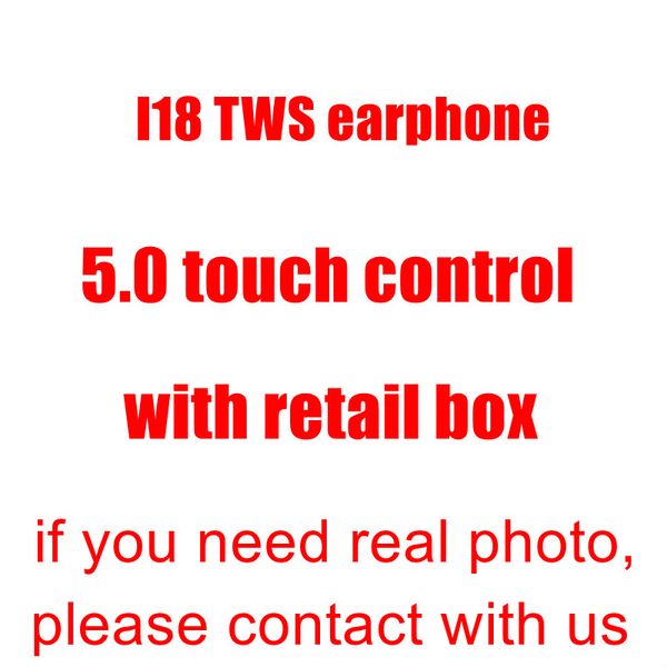 I18 tw touch 5 0 bluetooth headphone mic tereo earphone 3d ound earphone pk i10 i9 i11 for iphone am ung
I18 tw touch 5 0 bluetooth headphone mic tereo earphone 3d ound earphone pk i10 i9 i11 for iphone am ung