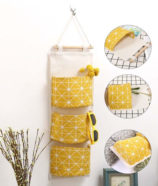 linen cotton fabric hanging bag over wall door closet window hanging storage case wall pockets 3-pocket organizer bag
linen cotton fabric hanging bag over wall door closet window hanging storage case wall pockets 3-pocket organizer bag