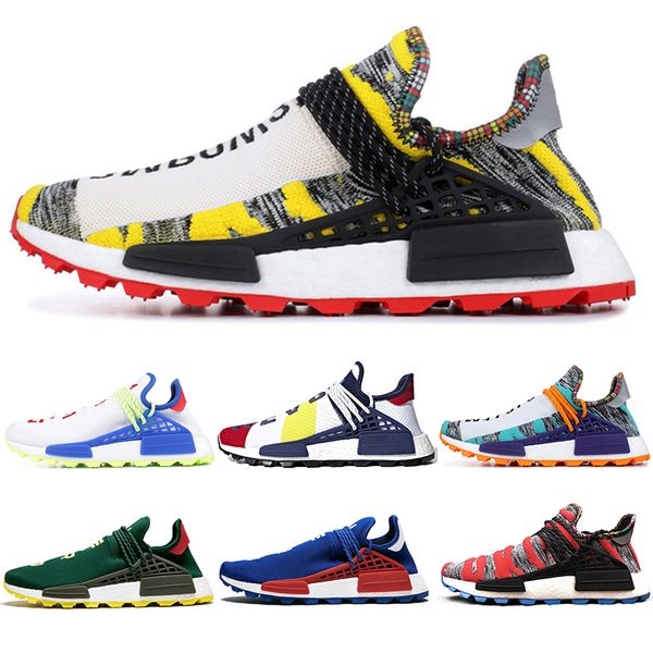 New Human Race trail Running Shoes Men Women Pharrell Williams HU Runner Yellow Black White SOLAR PACK Nerd blue sport runner sneaker
New Human Race trail Running Shoes Men Women Pharrell Williams HU Runner Yellow Black White SOLAR PACK Nerd blue sport runner sneaker