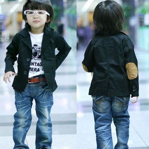 boys blazer cotton suit for boy children's costume for boy 3t-10 years b0011 black blue colors with fleece elbow protection
boys blazer cotton suit for boy children's costume for boy 3t-10 years b0011 black blue colors with fleece elbow protection