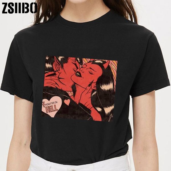 women t-shirt harajuku punk vegan tshirt jersey clothes funny shirt tees female t shirt chemise sleeve clothing vintage, White
women t-shirt harajuku punk vegan tshirt jersey clothes funny shirt tees female t shirt chemise sleeve clothing vintage, White
