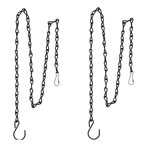 2 pack 35 inch hanging chain, for bird feeders, planters, fixtures, lanterns, suet baskets, wind chimes and more outdoor/indoor
2 pack 35 inch hanging chain, for bird feeders, planters, fixtures, lanterns, suet baskets, wind chimes and more outdoor/indoor