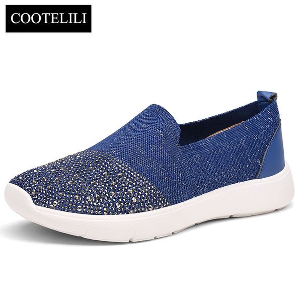 cootelili women sneakers platform casual shoes woman flats slip on rhinestone loafers ladies black beige blue plus size 40 41 42
cootelili women sneakers platform casual shoes woman flats slip on rhinestone loafers ladies black beige blue plus size 40 41 42
