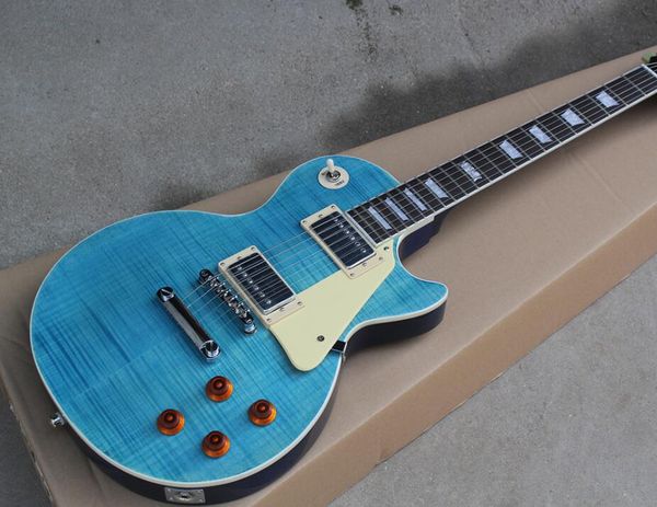factory custom blue electric guitar with white binding body and neck,chrome hardwares,flame maple veneer,offer customized
factory custom blue electric guitar with white binding body and neck,chrome hardwares,flame maple veneer,offer customized