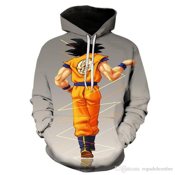 dragon ball аниме периферийное печати mens толстовки plus размер пуловер толстовка длинным рукавом парой одежды, Black 
dragon ball аниме периферийное печати mens толстовки plus размер пуловер толстовка длинным рукавом парой одежды, Black