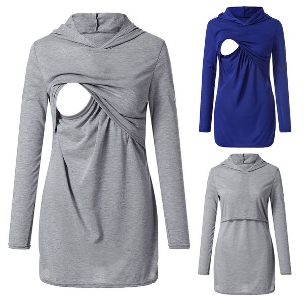 Autumn Maternity Outwear Clothes Womens Long Sleeve Nursing Top Breastfeeding Hooded Maternity Women Hoodie Coat HOOLER
Autumn Maternity Outwear Clothes Womens Long Sleeve Nursing Top Breastfeeding Hooded Maternity Women Hoodie Coat HOOLER