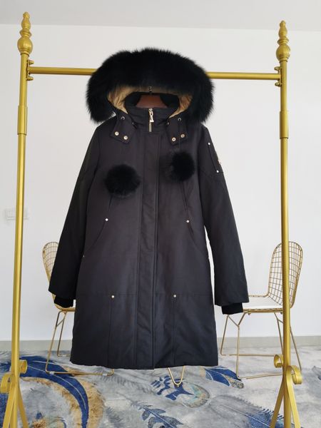 women's down parkas jacket loose longer winter outdoor clothing thick warm 2019 new ski suit european authentic english style fur colla, Black
women's down parkas jacket loose longer winter outdoor clothing thick warm 2019 new ski suit european authentic english style fur colla, Black