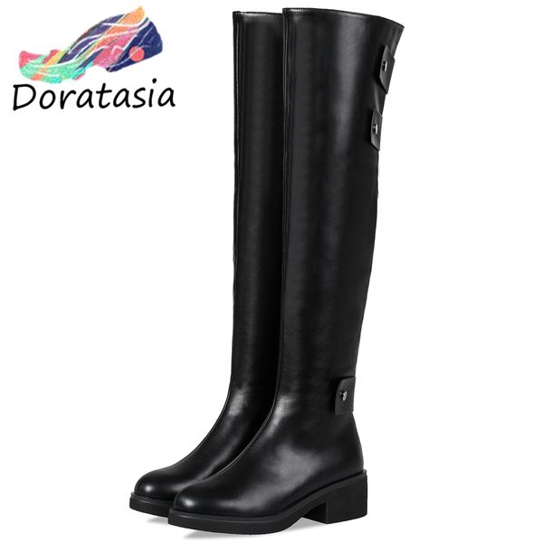 doratasia lady 2020 office fashion thigh high boots women elegant black over the knee boots comfort high wide heel shoes woman
doratasia lady 2020 office fashion thigh high boots women elegant black over the knee boots comfort high wide heel shoes woman