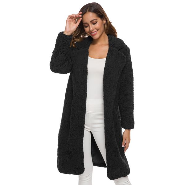 plush coat women fur lamb thicken winter warm long sleeve female jackets overcoat outerwear faux fur coat for women, Black
plush coat women fur lamb thicken winter warm long sleeve female jackets overcoat outerwear faux fur coat for women, Black