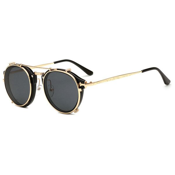 men round myopia sunglasses clip magnetic retro myopia driving glasses clip on dual purpose driving mirror goggles with box fml, White;black
men round myopia sunglasses clip magnetic retro myopia driving glasses clip on dual purpose driving mirror goggles with box fml, White;black