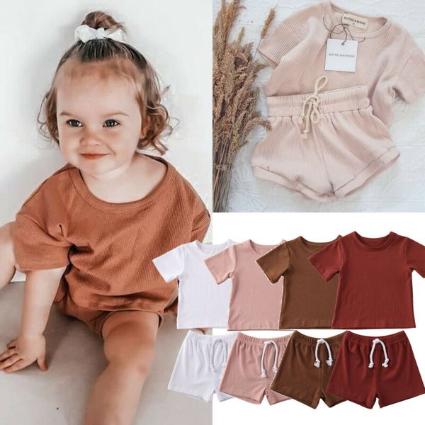 2020 baby summer clothing infant baby girls boys clothes short sleeve o-neck ribbed t-shirt+shorts pants toddler infant outfits, White
2020 baby summer clothing infant baby girls boys clothes short sleeve o-neck ribbed t-shirt+shorts pants toddler infant outfits, White